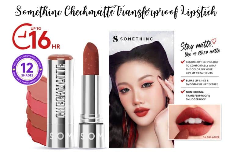 Review Somethinc Checkmatte lipstick